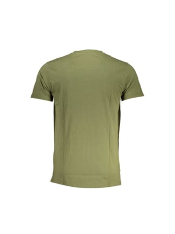 cavalli CLASS Grünes Baumwoll-T-Shirt