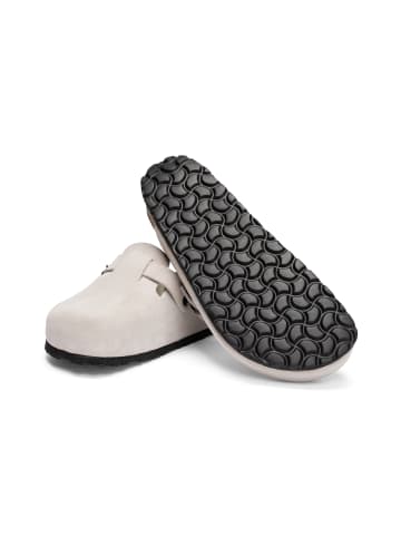 VITAFORM Veloursleder Clogs in offwhite