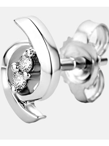 Diamant L'éternel Ohrringe aus 375 Weißgold mit Diamant
