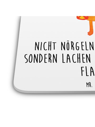 Mr. & Mrs. Panda Tischuntersetzer Fuchs Laterne mit Spruch in Weiß