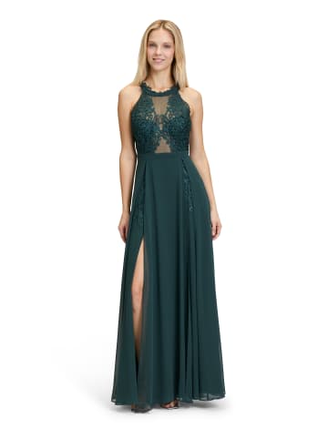 Vera Mont Abendkleid mit Placement in Dusty Slate