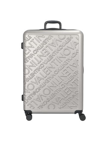 Valentino Bags Mars Carry On - 4-Rollen-Trolley L 76 cm (silber) in silver