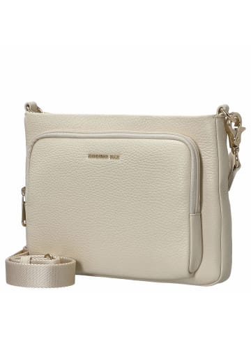 Mandarina Duck Mellow Leather - Umhängetasche 23 cm (nero) in almond