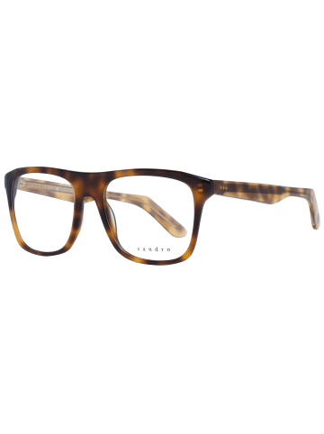 Sandro Unisex Optische Fassungen Trapezförmig Braun