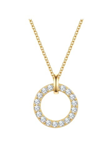 Rafaela Donata Kette aus Sterling Silber mit Zirkonia in gelbgold