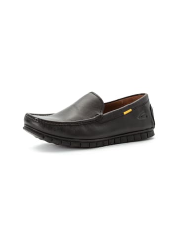 Camel Active Mokassins aus Nappaleder in Schwarz