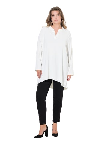 MIAMODA Hemdbluse in schneeweiß