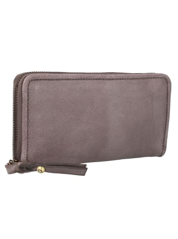 TASCHENDIEB Kohlmarkt 14 Geldbörse Leder 20 cm in smokey grey