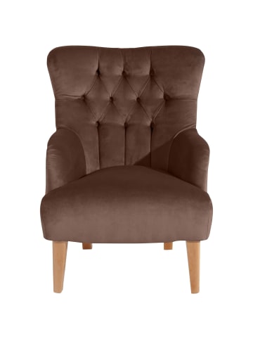 others SESSEL Kaiya Bezug Samtvelours Buche natur / braun