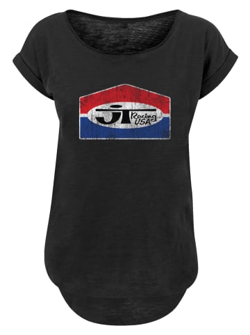 F4NT4STIC Long Cut T-Shirt JT Racing Fading Classic Logo in schwarz