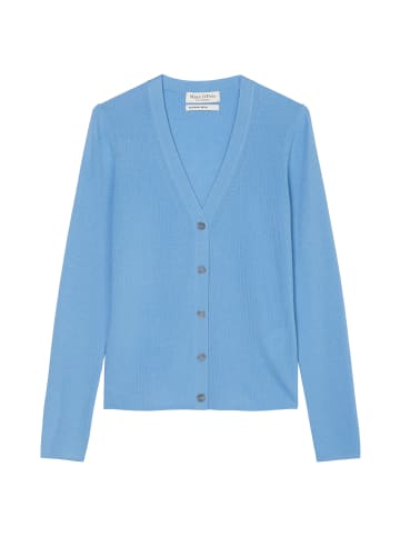 Marc O'Polo V-Neck-Cardigan slim in summery sky