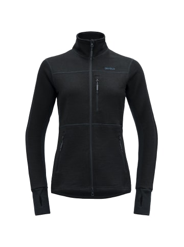 DEVOLD W THERMOWOOL JACKET in Schwarz