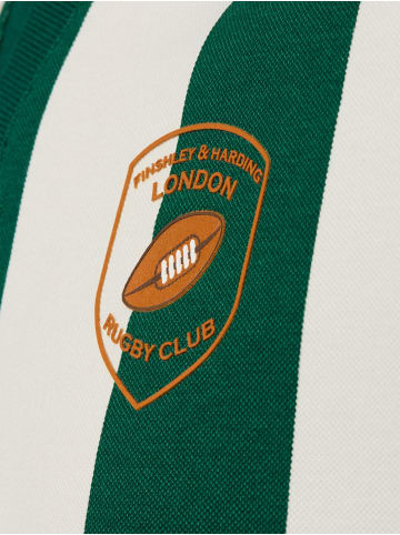 Finshley & Harding London Poloshirt Hector in tanne weiß - 0001