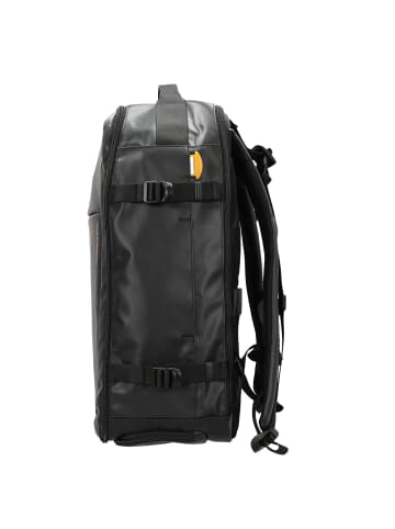 Mandarina Duck Eco Coated - Reiserucksack M 50 cm (duck yellow) in schwarz