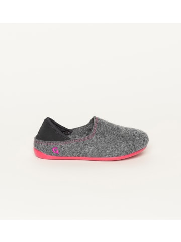 Gottstein Wool Slip-On Kids anthrazit/raspberry