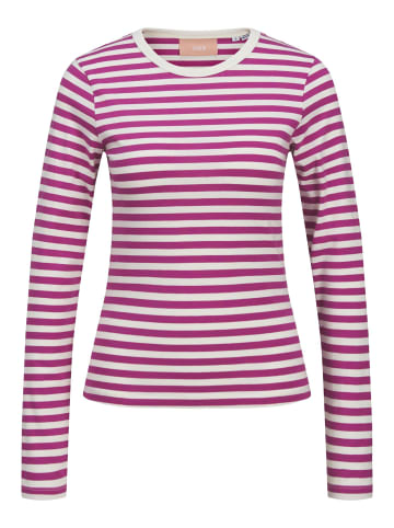 JJXX Langarm-T-Shirt in Fuchsia Red