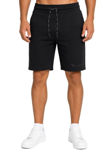 Reichstadt Herren Regular Fit Shorts Marken-Stick in Black