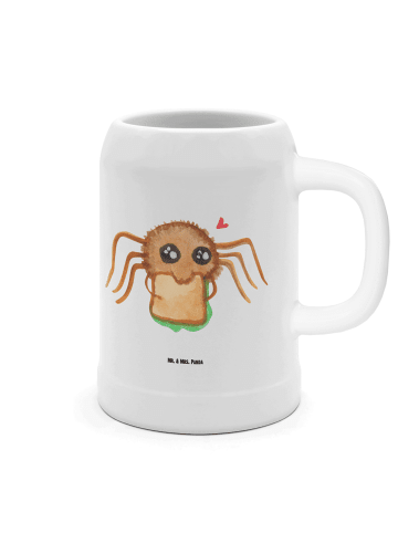 Mr. & Mrs. Panda Krug Spinne Agathe Sandwich ohne Spruch in Weiß