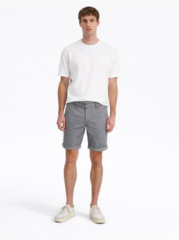 Timezone Slim Fit Shorts Reißverschluss Einschubtaschen in Grau