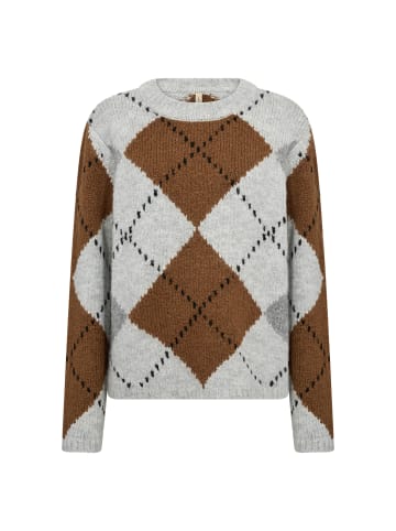 soyaconcept Pullover SC-Acacie 1 in hellgrau cognac - 0001