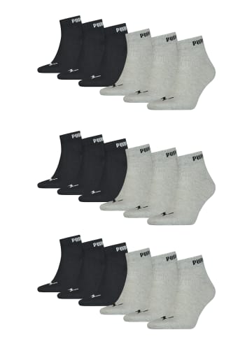 Puma Socken QUARTER 18P in 666 - black/grey