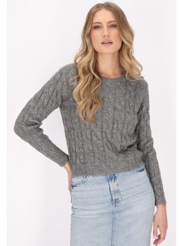 DreiMaster Damen Pullover in Grau Melange