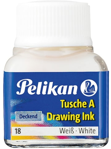 Pelikan Tusche A 18 weiß 10ml