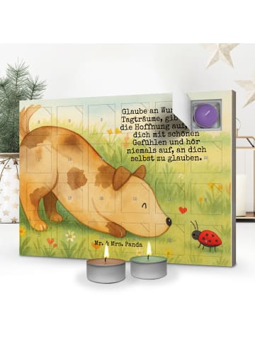 Mr. & Mrs. Panda adventskalender mit duftkerzen Hund Marienkäfer... in Weiß