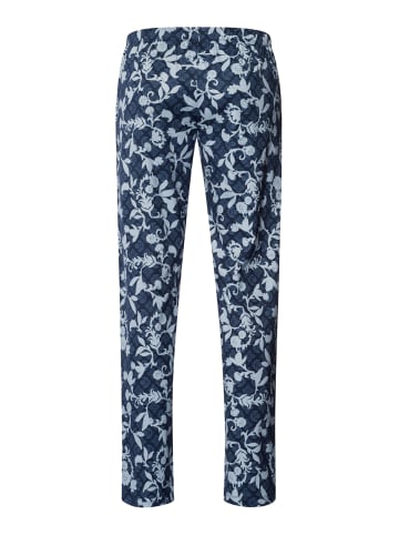 Hanro Pyjamahose Night & Day in night blue tiles