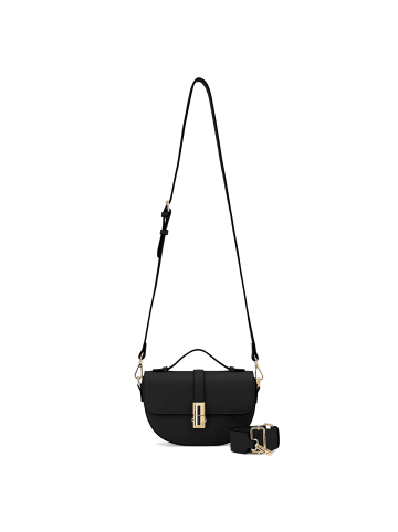 Seidenfelt Lilla Ro Handtasche 21 cm in black