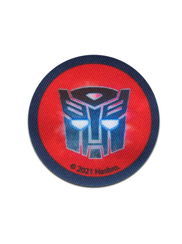 Transformers Transformers ButtonApplikation Bügelbild inRot