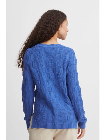 b.young Strickpullover BYMILJA STRUCTURE JUMPER - 20812775 in blau