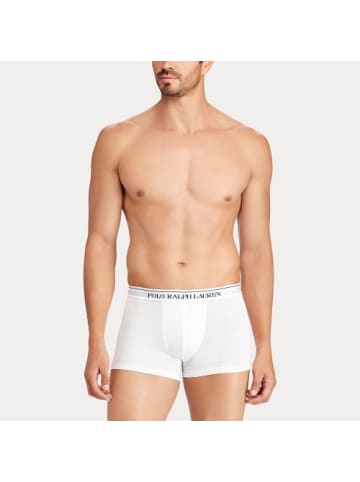 POLO RALPH LAUREN Stretch Cotton Trunk 3-Pack Unterhosen. in Weiß