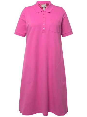 Ulla Popken Jerseykleid in fuchsia pink