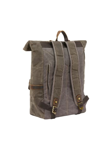 DreiMaster Vintage Men Backpack in Grey