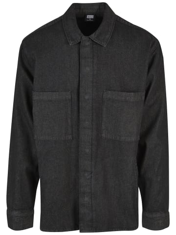 Urban Classics Long Sleeve Shirt in realblack washed
