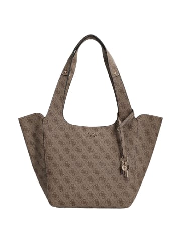 Guess Calista 2 in 1 Tote - Shopper 26 cm (coal logo) in latte logo