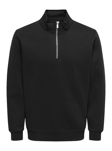 ONLY & SONS Sweatshirt Connor in Schwarz
