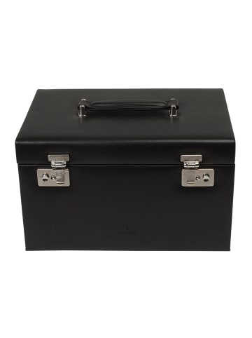 Windrose Ambiance Schmuckkasten Leder 31 cm in schwarz