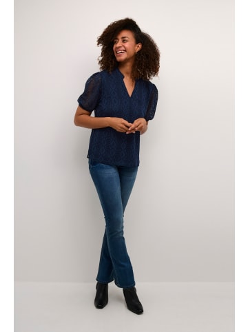 Cream Kurzarm-Bluse CRDanika Regular fit in Navy Blazer