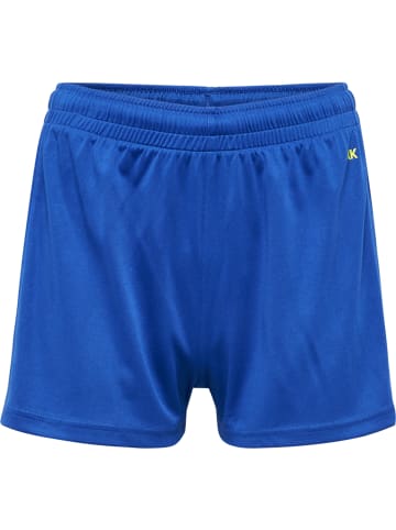 Hummel Hummel Shorts Hmlcore Multisport Damen Atmungsaktiv Feuchtigkeitsabsorbierenden in TRUE BLUE/BLAZING YELLOW