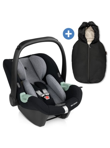 ABC-Design Babyschale Tulip (Autositz Gruppe 0+ / i-Size) in schwarz,grau