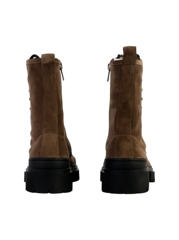 Emilie Karston Stiefeletten aus Leder Mauve Braun