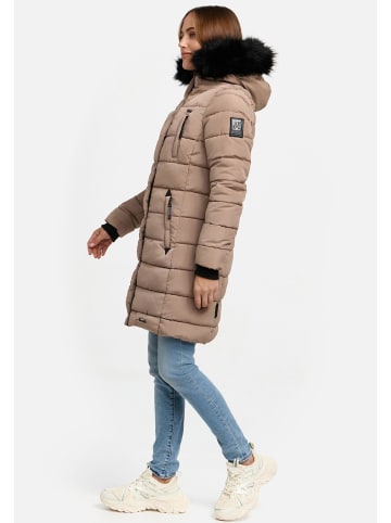 Navahoo Winterjacke B897 in Taupe-Grey