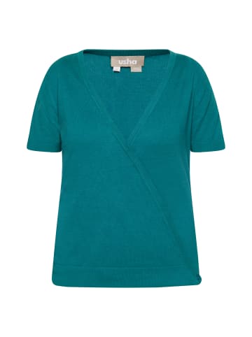 Usha Strick Pullover in Petrol