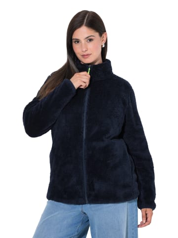 Ulla Popken Sweatjacke in marine