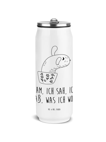 Mr. & Mrs. Panda Isolierflasche Kaktus Mama mit Spruch in Weiß
