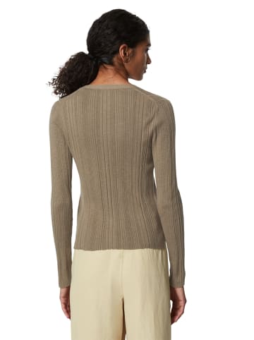 Marc O'Polo Rippstrick-Cardigan slim in milky brown