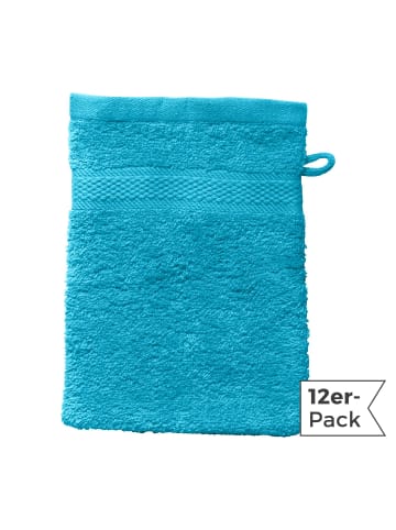 REDBEST Frottier Waschhandschuh 12er-Pack Chicago in türkis