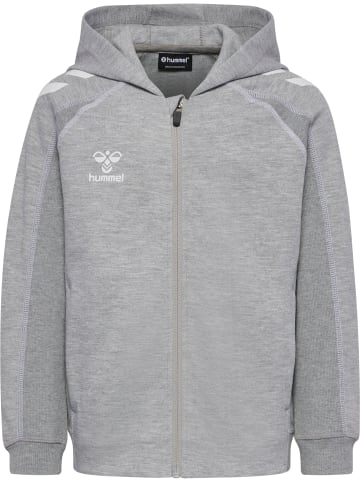 Hummel Reißverschluss Kapuzenpullover Hmlmove Kinder in GREY MELANGE